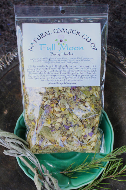 Full Moon Bath herbs