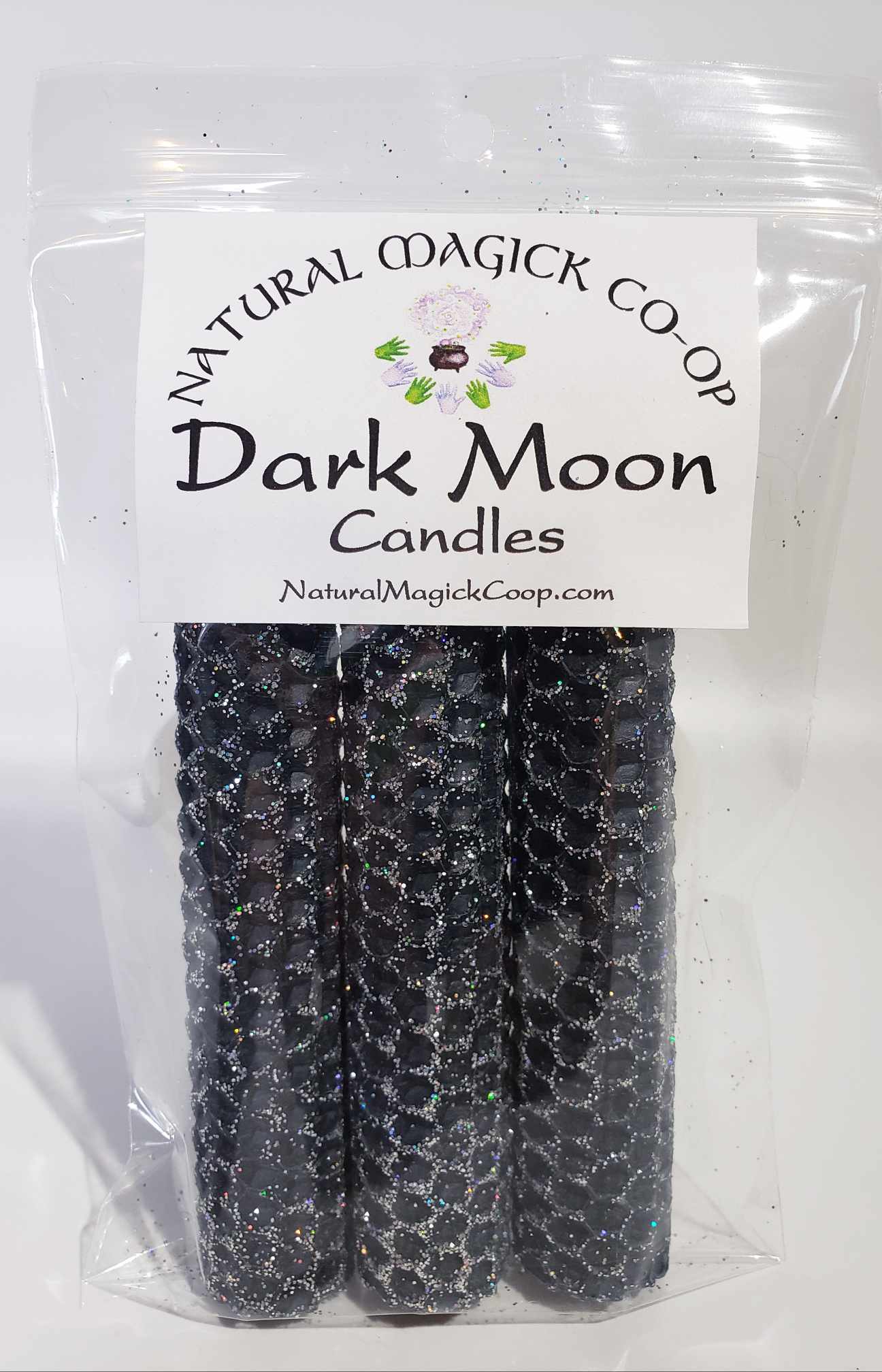 Dark Moon Candles - Natural Magick Co-op