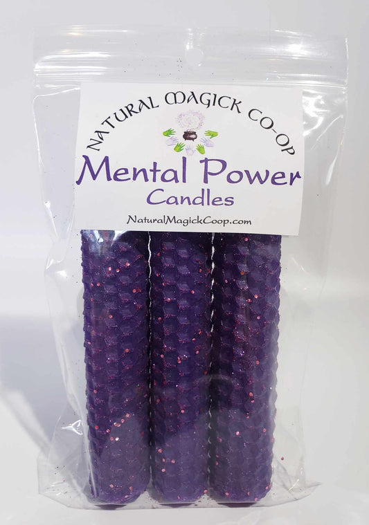 Mental Power Candles - Natural Magick Co-op